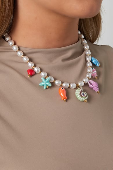 Imitation Pearl Beaded Necklaces Turtle Vacation Holiday/Beach h5 Picture2